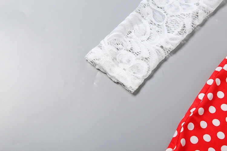 Patchwork Backless Dot Print Tight Midnight Hipster Playsuit